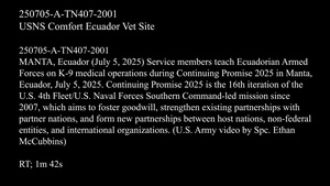 USNS Comfort Ecuador Vet Site