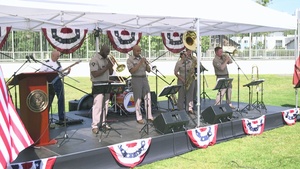 B-Roll: 1st Armored Division Brass Band Celebrates Independence Day with U.S. Embassy and Latvian guests.