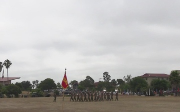 B-Roll: 1st Recon Bn. holds change of command ceremony