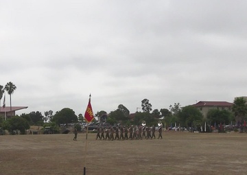 B-Roll: 1st Recon Bn. holds change of command ceremony