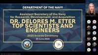 Dr. Delores M. Etter Top Scientists and Engineers 2025 Awards Ceremony