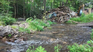 Waterway debris removal continues in Mitchell County, North Carolina