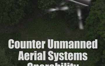 U.S. Marines train in counter unmanned aerial systems operability