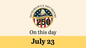 On This Day in Naval History: July 23 (Horizontal)