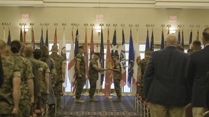 Sgt. Maj. Brown and Sgt. Maj. Williams Relief and Appointment ceremony