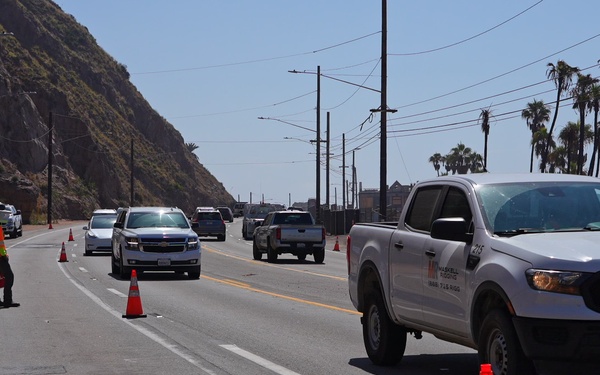 b-roll clearing final FEMA-assigned parcel on Pacific Coast Highway