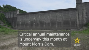 Mount Morris Dam Annual Debris Removal