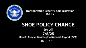TSA Shoe Policy Change (2025)_b-roll