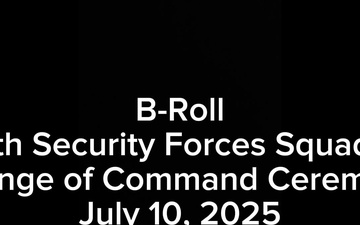 377th Security Forces Squadron Change of Command B-Roll