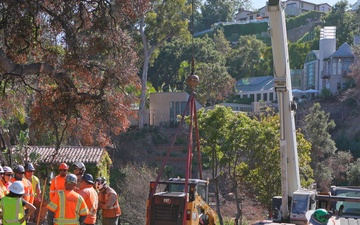 Debris Removal crane operations