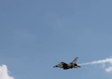 Soaring into Retirement: Superintendent Honored with Thunderbird Flight