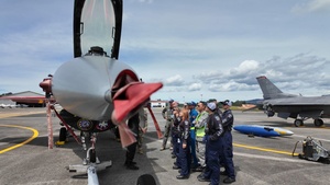 B-Roll - F-16 Viper Demonstration Team practice in preparation for F-AIR 2025.