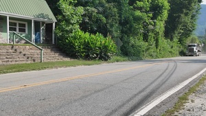 Debris removal continues at Lake Lure, North Carolina July 9, 2025 Broll