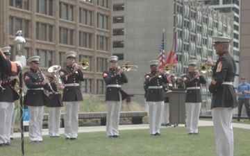 Marine Week Chicago 2025: U.S. Marines and Make-A-Wish Foundation spend the day with Jamaria Peters