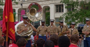 Quantico Marine Band performs Battle Hymn of the Republic for future Marines