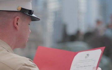 Marine Week Chicago 2025: Marine Reservist Promoted During Marine Week Chicago