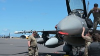 REFORPAC 25: The 121st Fighter Squadron land at JBPH-H for deployment into the Indo-Pacific region