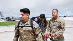 AMC Airmen deploy to Guam in support of MG25