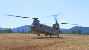 Oregon Guard Soldiers Take Flight During MEDEVAC Training B-Roll