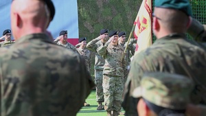 BROLL: U.S. Army Garrison Poland Change of Command Ceremony