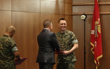 Maj. Gary Dover Retirement Ceremony B-Roll