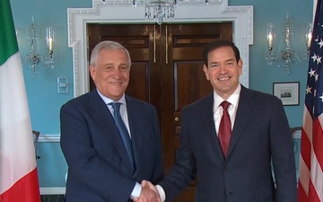 Secretary of State Marco A. Rubio meets with Italian Foreign Minister Antonio Tajani