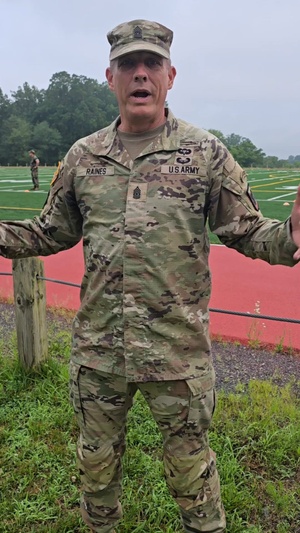 SEA John Raines Introduces National Best Warrior Competition Day 1
