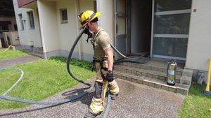 169th CES firefighters conduct structure training in Japan