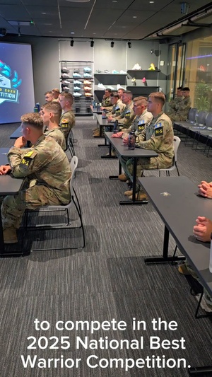 Army National Guard National Best Warrior 2025 Competitors Meet with National Guard Senior Leaders at Under Armour Headquarters