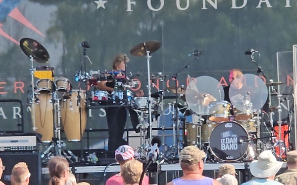 Lt. Dan Band plays during concert at Fort McCoy, Part 2
