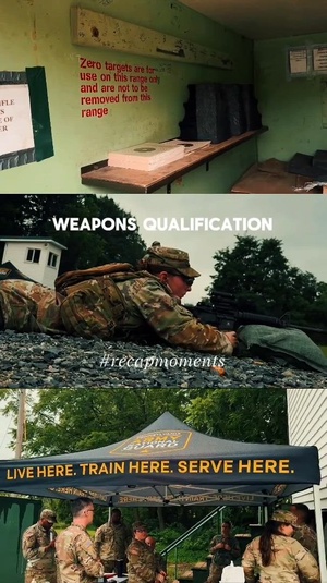 109th MPAD and 108th MCAS M4 carbine weapon qualification