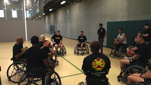 2025 DOD Warrior Games - Wheelchair Basketball Practice