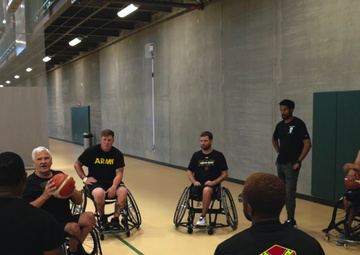 2025 DOD Warrior Games - Wheelchair Basketball Practice