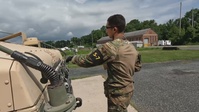 Competitors conduct Mounted Gunnery - 2025 National Best Warrior