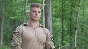2025 National Best Warrior Interview-U.S. Army Spc. Jaden T. Hughes