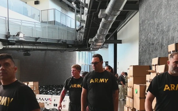 2025 DoD Warrior Games uniform distribution Team Army