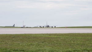 U.S. Air Force aircraft arrive at Andersen AFB in support of DLE