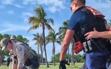 Coast Guard Rescues Man Struck by Boat Propeller Near Elliott Key