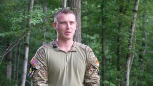 Sgt. Miles Crawford interviews before National Best Warrior 2025