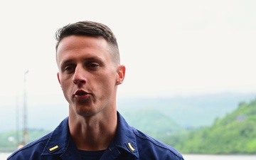 Ensign Jacob Earnshaw highlights operations aboard Coast Guard Cutter Alex Haley (WMEC 39)
