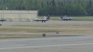90th Fighter Squadron F-22 Raptors depart for REFORPAC