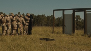1222nd Engineer Company conducts claymore and linear charge detonation