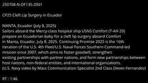 CP25 Cleft Lip Surgery in Ecuador