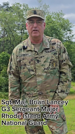 Sgt. Maj. Brian Lancey Introduces National Best Warrior Competition Day 3