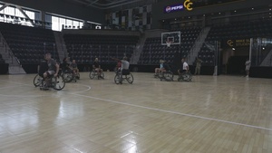 2025 DoD Warrior Games Wheelchair Basketball Practice Team SOCOM
