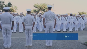 AFN Naples Social Media Video - USNH Naples Flag Ceremony