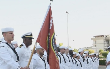 AFN Naples B-Roll Package - USNH Naples Flag Ceremony