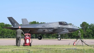F35A Lightning II Marines aircraft at Fort McCoy