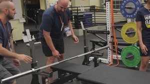 2025 DoD Warrior Games Powerlifting Familiarization Team Navy