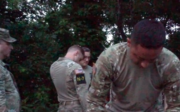 B-Roll 15-mile ruck march - 2025 National Best Warrior